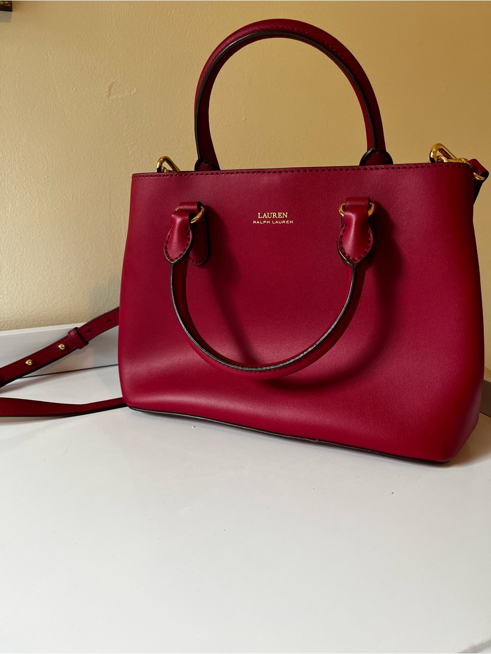 Lauren Ralph Lauren Red Purse